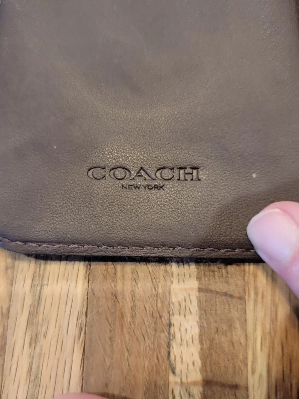 Coach Signature Print Hard Sided Folio  iPhone Phone Case/Cover